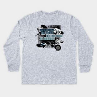 Driver Picks the Music Kids Long Sleeve T-Shirt